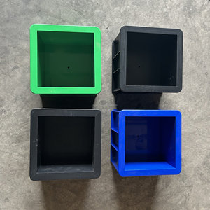 6\" X 6\" (150mm) ABS 플라스틱 콘크리트 큐브 몰드 주철 건축 블록 시험용 몰드 콘크리트 건설용 - Product Image 2