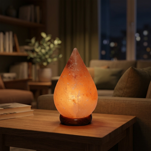 Lampe en sel rose de l'Himalaya 100% pur, de haute qualité, forme géométrique, mini lampe USB, technique de sculpture à la main, respectueuse de l'environnement, Feng Shui - Product Image 1