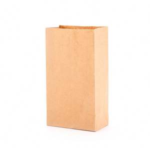 Sacs en papier kraft imprimés personnalisés recyclables pour le shopping, les vêtements, les cadeaux et les aliments, avec votre propre logo. - Product Image 6