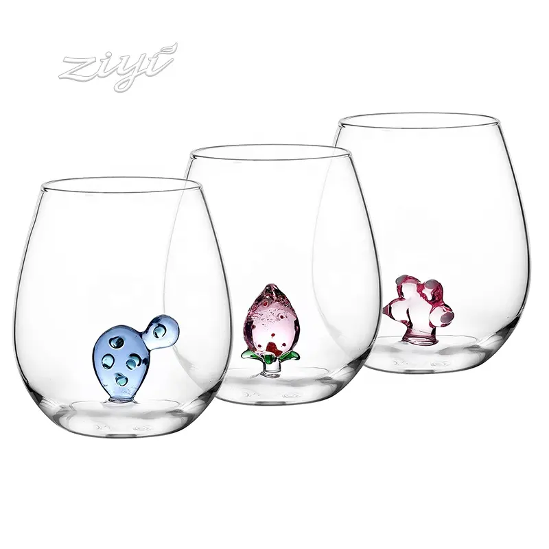 Einwand iger Glas becher im neuen Stil mit Zubehör Hochboro silikat glas Wasser becher mit individuellem Design Logo & Form & Design