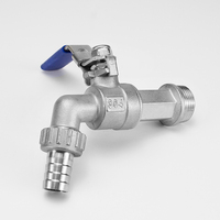 Robinet à tournant sphérique anti-corrosion manuel à haut débit en acier inoxydable 304 robinet d'eau chaude pour chaudière/chauffe-eau Drainage OEM JUGUAN
