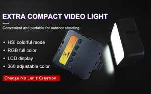 إضاءة حلقية LED صغيرة محمولة للتصوير الفوتوغرافي والسيلفي والبث المباشر، مقاومة للماء والصدمات، مع إمكانية تعديل اللون - Product Image 6