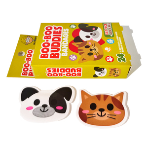 24PCS dễ thương Cat & Dog mặt băng dính cho trẻ em, phim hoạt hình động vật Viện trợ đầu tiên plasters - Product Image 2