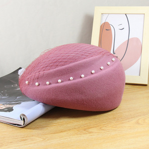 Chapeau à bec en laine pour adulte, chapeau en feutre, taille ajustable, élégant, casquettes bol, spécial fête, royaume-uni, X5117 - Product Image 5