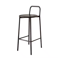 Nordique moderne Designer tabouret haut Simple luxe extérieur chaise de Bar décontracté dossier maison Bars hôtels chambres salons salle à manger