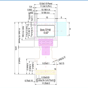 จอแสดงผล OLED ขนาด 0.42 นิ้ว SSD1315 ไดรฟ์อินเทอร์เฟซ IIC/ SPI จอ LCD ขนาดเล็ก - Product Image 4