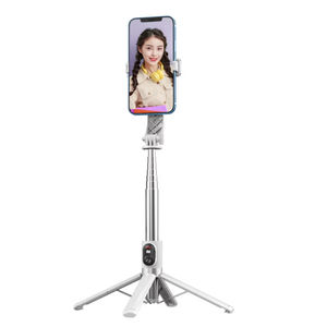 Bâton de selfie en acier inoxydable Offre Spéciale avec 360 trépied rétractable réglable 2 télécommande à lumière LED - Product Image 6