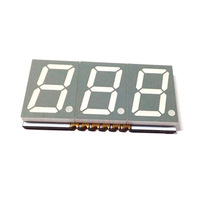 0,56 Zoll 3-stellige SMD Rote Farbe 7-Segment-LED-Anzeige 0,56 Zoll Superrot (620-625 NM) Houkem-5631SMD-A/BSR