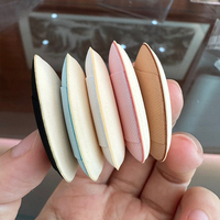 Prix usine beaucoup de couleur forme sans Latex doigt bouffée sec humide double usage visage doux coussin d'air Mini maquillage poudre bouffée éponge