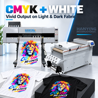 Imprimante Directe sur Film HANYING 680mm HY-6804 avec 4 Têtes d'Impression Epson I3200A1 et Sécheur à Poudre pour Ligne de Production Textile