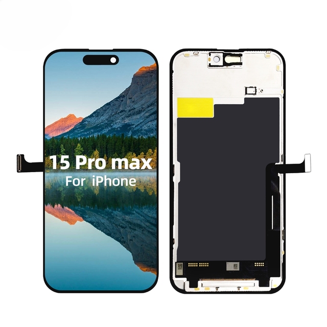 Wholesale Original Pantalla LCD for iPhone 15 Pro Max Display Screen Replacement with 1-Year Warranty
