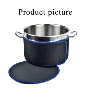 Customized Neoprene <b>Heat</b>-resistant <b>Plant</b> Potting <b>Mat</b> Pressure Cooker Protection Cover Anti-drop Kitchen Insulated Pot Holder - Product Image 4