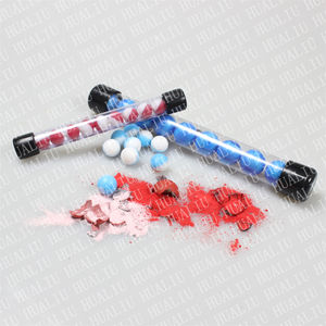 เปลือก PLA 0.68 CAL ย่อยสลายได้ + แคลเซียมเบนโทไนท์ + ลูกบอลผงเพนท์บอลแบบสั่งทำ20% - Product Image 4