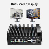 Nueva Computadora Integrada Intel Celeron J6412 de Cuatro Núcleos, 4*Inter I226, Mini PC Industrial con 2 Puertos Seriales, HDMI+DP