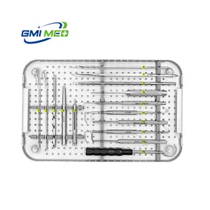 핫 세일 수의학 정형 기본 수술 도구 의료 뼈 수술 사용 수의사 뼈 수술 도구 키트 28pcs