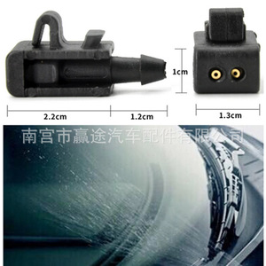 Buse de pulvérisation de pare-brise Winning Journey pour Renault Megane Scenic Laguna Fluence, 1 pièce en plastique, longueur 2.2cm - Product Image 1