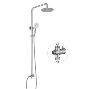 Juego de grifo de ducha fría individual de acero inoxidable 304 transfronterizo Ducha de <span class=keywords><strong>baño</strong></span> doméstica montada en la pared en superficie - Product Image 6