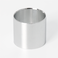 Bague de roulement en acier inoxydable 304, cylindre creux personnalisé CNC, entretoise, bobine polie miroir, 0,005 mm pour usinage, 100 % contrôle qualité