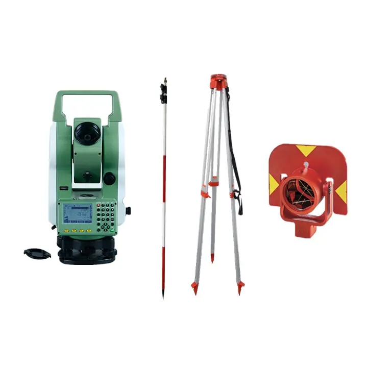 Low price DTM752R 400m reflectorless total station leica TS06 total station with full accessories