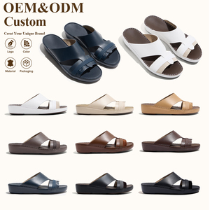Sandalias SHIKOL Dubai, Lujosas, para Ramadán, Playa, Vacaciones, Golfo, Hechas a Mano en Italia, de Cuero Genuino Premium, Sandalias Árabes para Hombre - Product Image 2