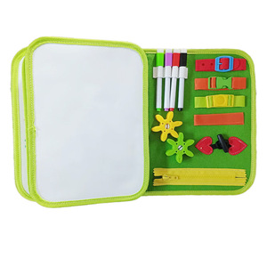 Vendite calde per bambini occupati a bordo di giocattoli sensoriali per attività di viaggio per bambini si sono sentiti occupati kit artigianali in feltro per abilità di base - Product Image 5