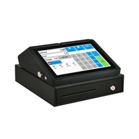 Terminal Android 11 10.1 inci dengan 80mm, pemotong otomatis termal Printer layar sentuh tampilan pelanggan-produk stok