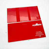 Funda para Documentos de Auto con Logotipo Personalizado, Estilo Francés, Plegable en Tres Partes, Porta Registro de Vehículo de Plástico, Carpeta para Licencia de Conducir y Seguro