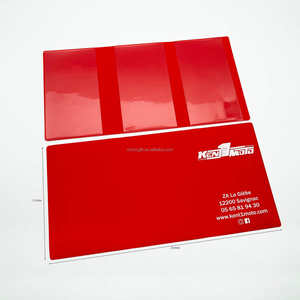Porte-Documents Voiture Pliant à Trois Volets Personnalisé avec Logo France, Étui en Plastique pour <span class=keywords><strong>Carte</strong></span> <span class=keywords><strong>Grise</strong></span> et Permis de Conduire, Idéal pour l'Assurance - Product Image 2