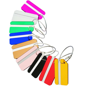 1PC Aluminium Metal Travel Accessories Luggage Baggage Suitcase Backpack Bags Address <b>Tags</b> <b>Name</b> Label Holder for Women Men - Product Image 6