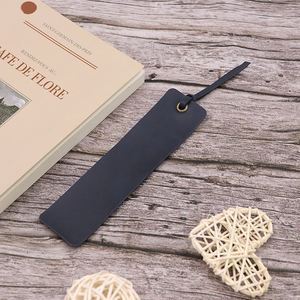 Marcapáginas de Cuero Personalizado con Etiqueta, Marcador de Páginas de Papel Promocional, Regalos Encantadores Reutilizables para Amantes de los Libros y Profesores - Product Image 5