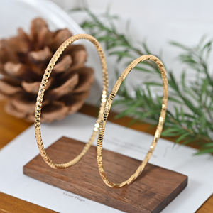 กำไล<span class=keywords><strong>ข้อ</strong></span><span class=keywords><strong>มือ</strong></span><span class=keywords><strong>เด็ก</strong></span>แบบเปิดชุบ<span class=keywords><strong>ทอง</strong></span> 18K ประดับเพชรซิร์คอน ดีไซน์ทันสมัย สำหรับ<span class=keywords><strong>เด็ก</strong></span>ผู้หญิง ขายส่งตามสั่ง - Product Image 1