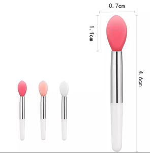 Brosse <span class=keywords><strong>à</strong></span> lèvres exfoliante cosmétique bon marché 2026, brosse <span class=keywords><strong>à</strong></span> lèvres en silicone miniature en acrylique pour le maquillage, pour le fond de teint, les lèvres, les fards <span class=keywords><strong>à</strong></span> paupières - Product Image 2