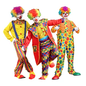 Halloween Adult Clown Costume Cosplay Party Costume Cologne Carnival Costume Clown Suit