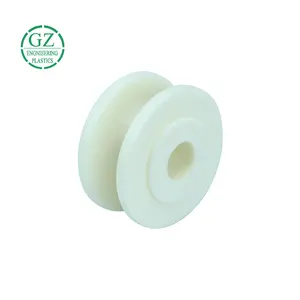 Customized casting nylon polyamide belt pulley sheave injection moulding nylon plastic pulleys for sale