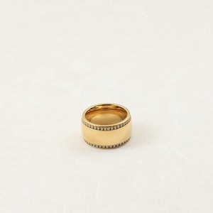 Anillos de Boda Chapados en Oro de 18K para Mujer, Anillos Apilables con Circonita Cúbica, Anillos de Compromiso y Promesa, Joyería Moderna - Product Image 3