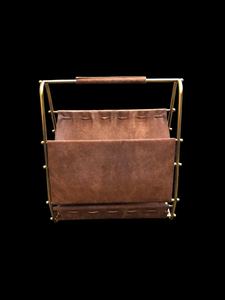 Étagères à livres en cuir véritable, organiseur de documents, qualité supérieure, fabrication artisanale, cuir durable, design élégant, compartiments spacieux - Product Image 5