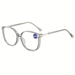 Gafas de Lectura con Logotipo Personalizado 2024, Montura Grande de Lujo para Mujer, con Pedrería, Cuadradas, Anti Luz Azul - Product Image 6