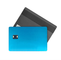 Personnalisable double interface NFC Metal Business Payment Membership Card Wholesale 13.56MHz Frequency