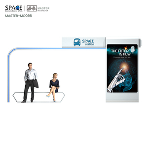 Ngoài Trời Đường Phố Quảng Cáo Công Cộng Thiết Bị Sáng Tạo Dừng Xe Buýt Xe Buýt Nơi Trú Ẩn Với Dẫn Đầu Bảng Quảng Cáo - Product Image 2