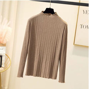 Gorda 4xl Mujer plus tamaño suéteres brillante dentro de desgaste suéter venta al por mayor - Product Image 2