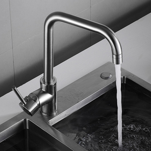 ก๊อกผสมน้ำห้องครัวแบบโครเมียมทองเหลือง ปากยาว 2 ทาง รุ่น AT9508 - Product Image 6