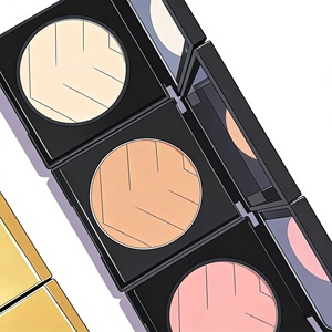 Direct-sale and <b>wholesale</b> from the manufacturer - <b>Powder</b> <b>compact</b> for women's makeup with strong oil control properties - Product Image 2
