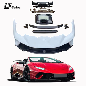 Convient pour Lamborghini <span class=keywords><strong>Huracan</strong></span> LP580 LP610 Upgrade Performance Body Kit Car Bumper Semi Carbon Fiber - Product Image 1