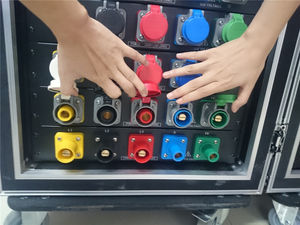 Caja de fuente de alimentación principal de entrada y salida 400a Camlok con interruptores Mccb Cajas de distribución eléctrica - Product Image 2