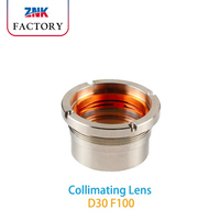 Raytools BM111 Jeu de lentilles de collimation de mise au point D30 F100 F125 F155mm avec support de lentille pour tête de découpe laser à fibre 3KW