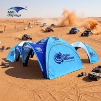 Tente promotionnelle temporaire d'extérieur - Tente gonflable en PVC résistante aux UV et ignifuge - Indispensable pour les équipes marketing