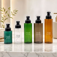 Flacon pulvérisateur à fine brume personnalisé en PET, atomiseur de toner, 120 ml, 150 ml, 200 ml, 250 ml, emballage cosmétique pour soins de la peau