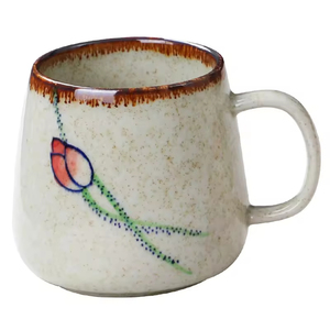 Modern Cartoon Ceramic Coffee Mug 301-400ml Capacity Couple <b>Set</b> Party Dishwasher Microwave Safe Customizable Color Logo Home Use - Product Image 5