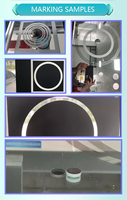 Nouvelle machine de sablage CNC de marquage laser à fibre pour miroir verre salle de bain LED miroir sablage Machine de découpe de marquage laser
