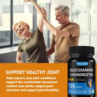 Ausreson OEM Comprimés de Glucosamine Chondroïtine MSM pour la Santé des Articulations et des Os, Collagène Halal, Vitamine